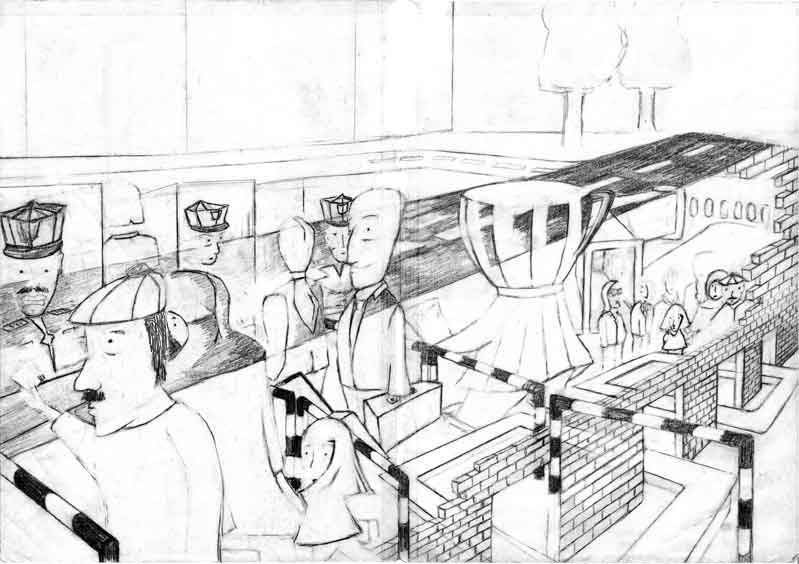 Da ist was los, am Flughafen.